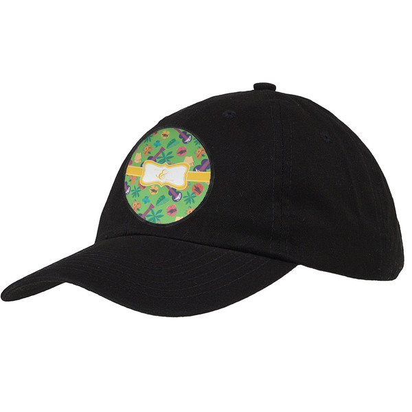 Custom Luau Party Baseball Cap - Black (Personalized)
