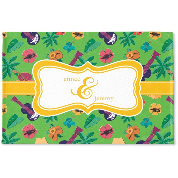 Custom Luau Party Woven Mat (Personalized)