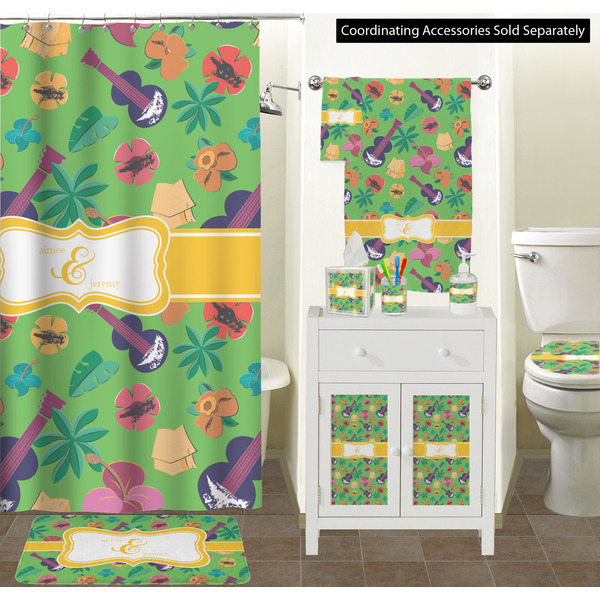 Luau Party Bathroom Scene