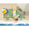 Luau Party Beach Towel Lifestyle