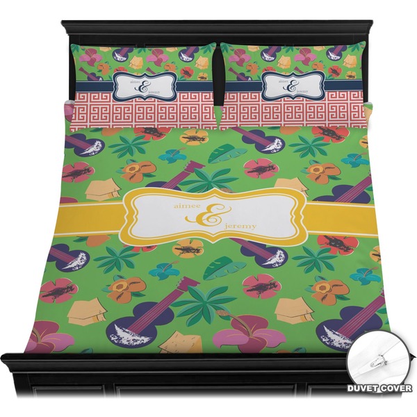 Luau Party Bedding Set (Queen) - Duvet