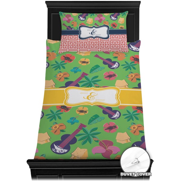 Luau Party Bedding Set (Twin) - Duvet