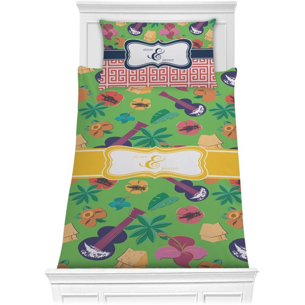Custom Luau Party Comforter Set - Twin XL (Personalized)