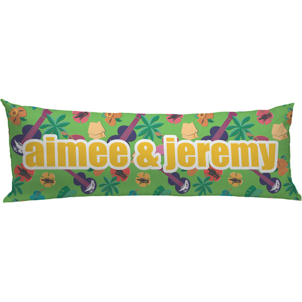 Custom Luau Party Body Pillow Case (Personalized)