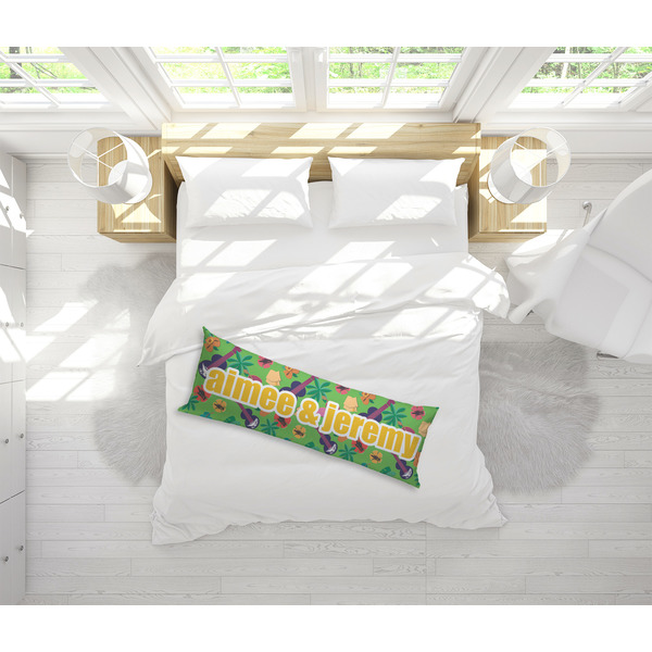 Luau Party Body Pillow - LIFESTYLE