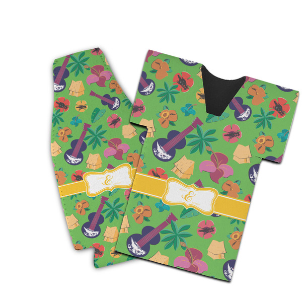 Custom Luau Party Bottle Cooler (Personalized)