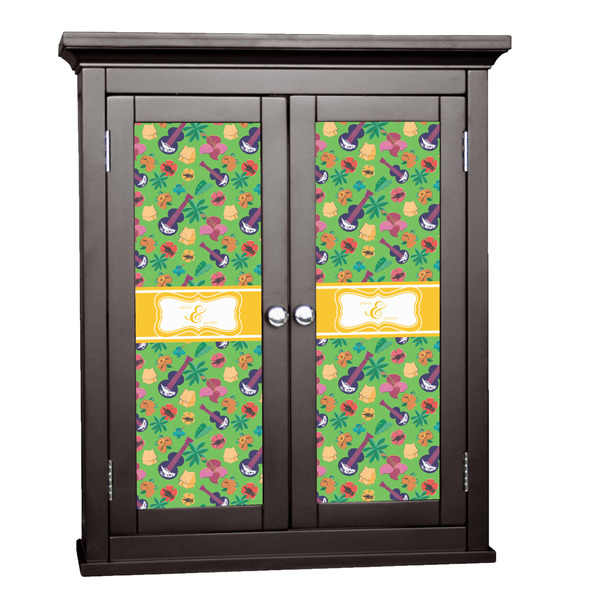 Custom Luau Party Cabinet Decal - Medium (Personalized)