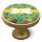 Luau Party Cabinet Knob - Gold - Side
