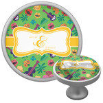 Luau Party Cabinet Knob (Silver) (Personalized)