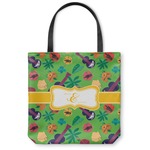 Luau Party Canvas Tote Bag - Medium - 16"x16" (Personalized)