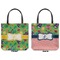 Luau Party Canvas Tote - Front and Back