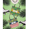 Luau Party Canvas Tote Lifestyle Front and Back