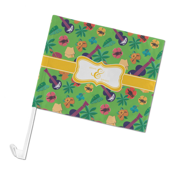Custom Luau Party Car Flag (Personalized)