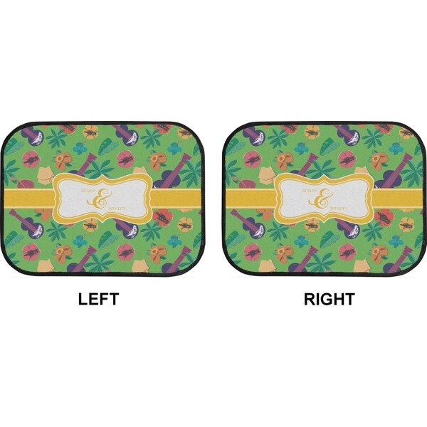 Luau Party Car Floor Mats (Back Seat) (Approval)
