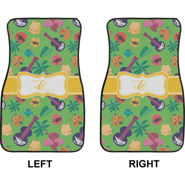 Luau Party Car Mat Front - Approval