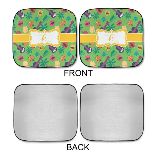 Luau Party Car Sun Shades - APPROVAL