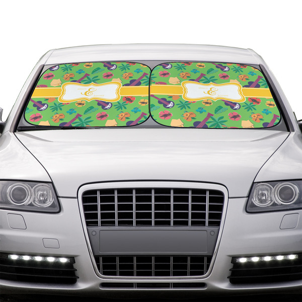 Luau Party Car Sun Shades - IN CONTEXT