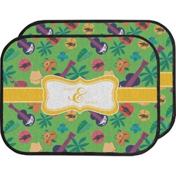 Luau Party Car Floor Mats (Back Seat) (Personalized)