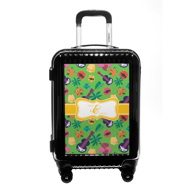 Custom Luau Party Carry On Hard Shell Suitcase (Personalized)