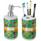 Luau Party Ceramic Bathroom Accessories Set (Personalized)