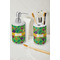 Luau Party Ceramic Bathroom Accessories - LIFESTYLE (toothbrush holder & soap dispenser)
