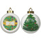 Luau Party Ceramic Christmas Ornament - X-Mas Tree (APPROVAL)
