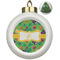 Luau Party Ceramic Christmas Ornament - Xmas Tree (Front View)