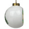 Luau Party Ceramic Christmas Ornament - Xmas Tree (Side View)