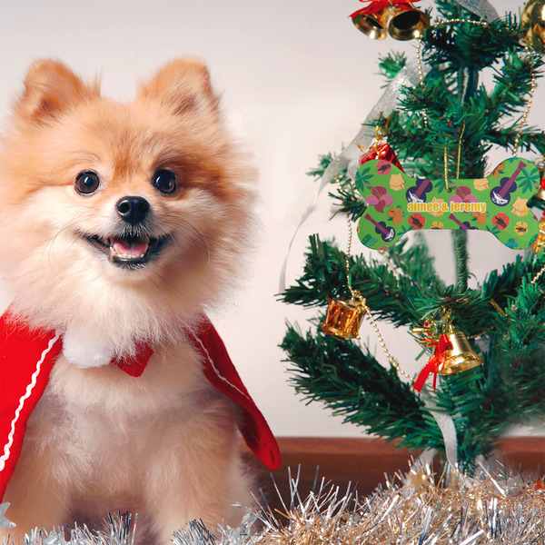 Luau Party Ceramic Flat Ornament - Bone (LIFESTYLE)