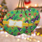 Luau Party Ceramic Ornament w/ Couple's Names