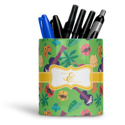 Luau Party Ceramic Pen Holder