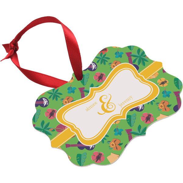 Luau Party Christmas Ornament