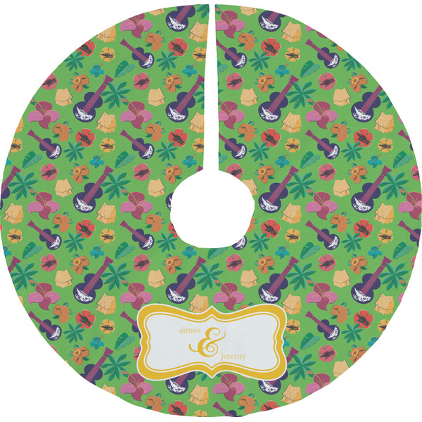 Custom Luau Party Tree Skirt (Personalized)