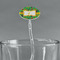 Luau Party Clear Plastic 7" Stir Stick - Oval - Main