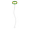 Luau Party Clear Plastic 7" Stir Stick - Oval - Single Stick
