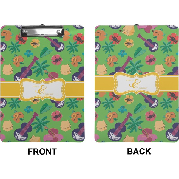 Luau Party Clipboard (Letter) (Front + Back)