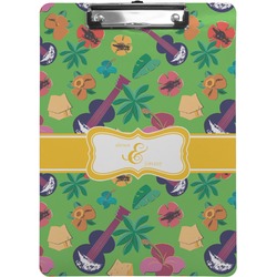 Luau Party Clipboard (Personalized)