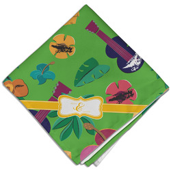 Luau Party Cloth Dinner Napkin - Single w/ Couple's Names