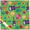 Luau Party Cloth Napkins - Personalized Dinner (Full Open)