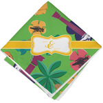 Luau Party Cloth Napkin w/ Couple's Names