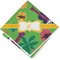 Luau Party Cloth Napkins - Personalized Lunch (Folded Four Corners)