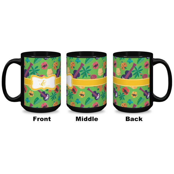 Luau Party Coffee Mug - 15 oz - Black APPROVAL