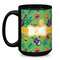 Luau Party Coffee Mug - 15 oz - Black