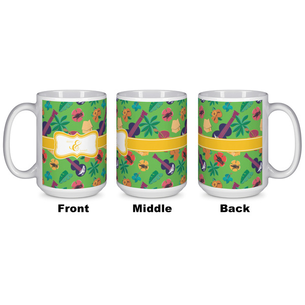 Luau Party Coffee Mug - 15 oz - White APPROVAL