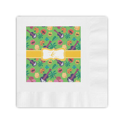 Luau Party Coined Cocktail Napkins (Personalized)