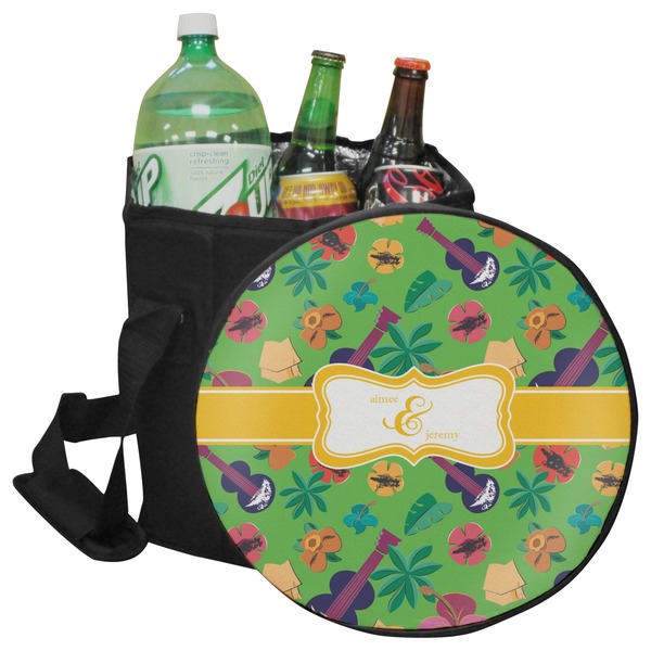 Custom Luau Party Collapsible Cooler & Seat (Personalized)