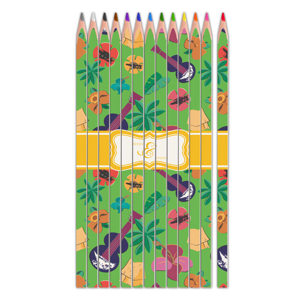 Custom Luau Party Colored Pencils (Personalized)