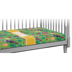 Luau Party Crib Fitted Sheet (Personalized)
