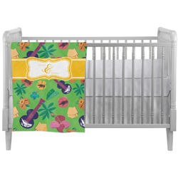 Luau Party Crib Comforter / Quilt (Personalized)