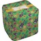 Luau Party Cube Poof Ottoman (Top)